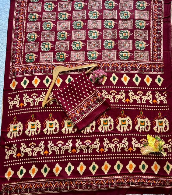 Vastrangan patola print surat holsel saree market